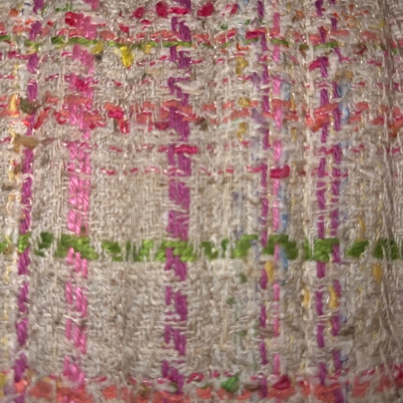 Kate Spade New York Multicolor Tweed Lightweight Flap Crossbody Cloth Purse - Picture 5 of 12